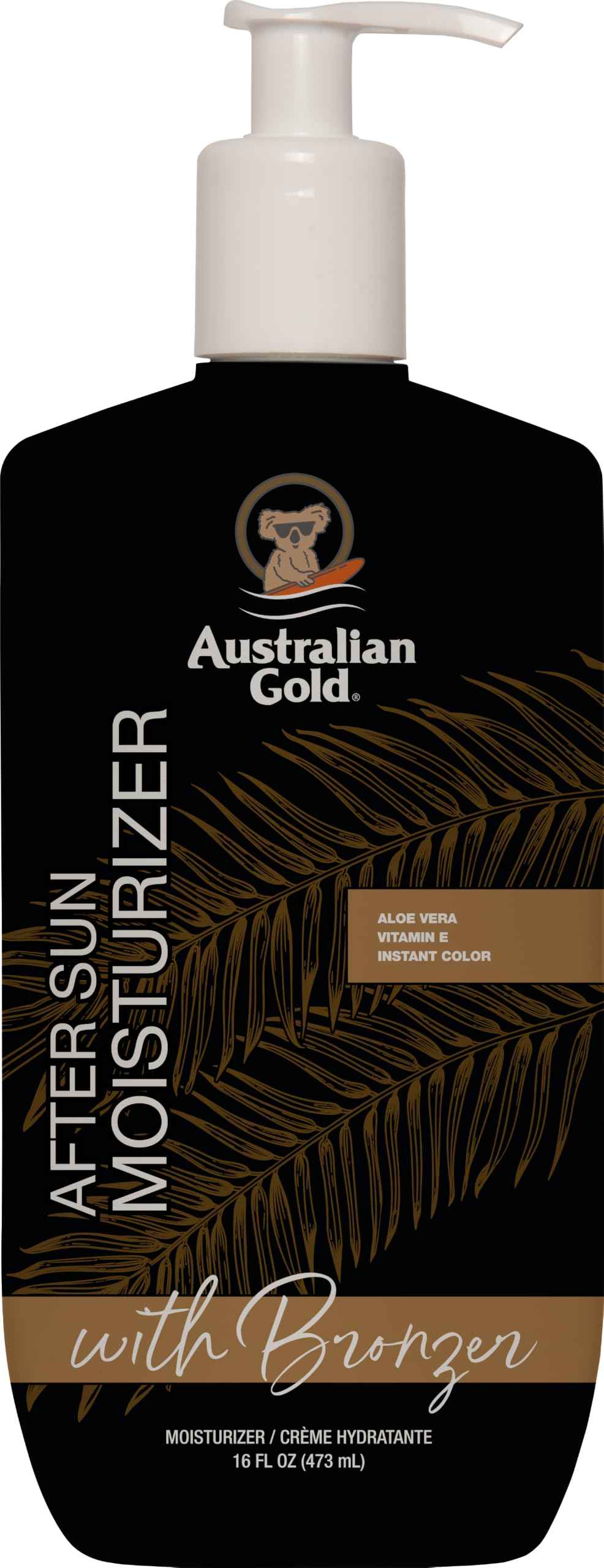 Australian Gold After Sun Moisturizer with Bronzer 16oz-473ML Aloe, Vitamin E, Instant Colour, Moisturizing Cream, Cocoa Dreams Scent 🍁 All In One Marketplace Canada