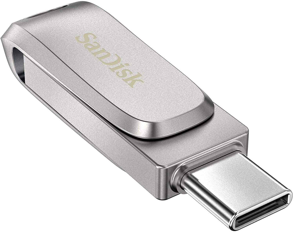 SanDisk 64GB Ultra Dual Drive Luxe USB Type-C - SDDDC4-064G-G46, Sliver 🍁 All In One Marketplace Canada