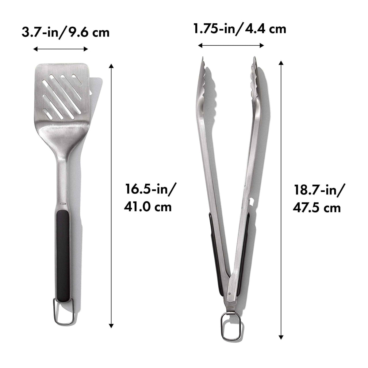 OXO Good Grips Grilling Tools, Tongs and Turner Set, Black 🍁 All In One Marketplace Canada