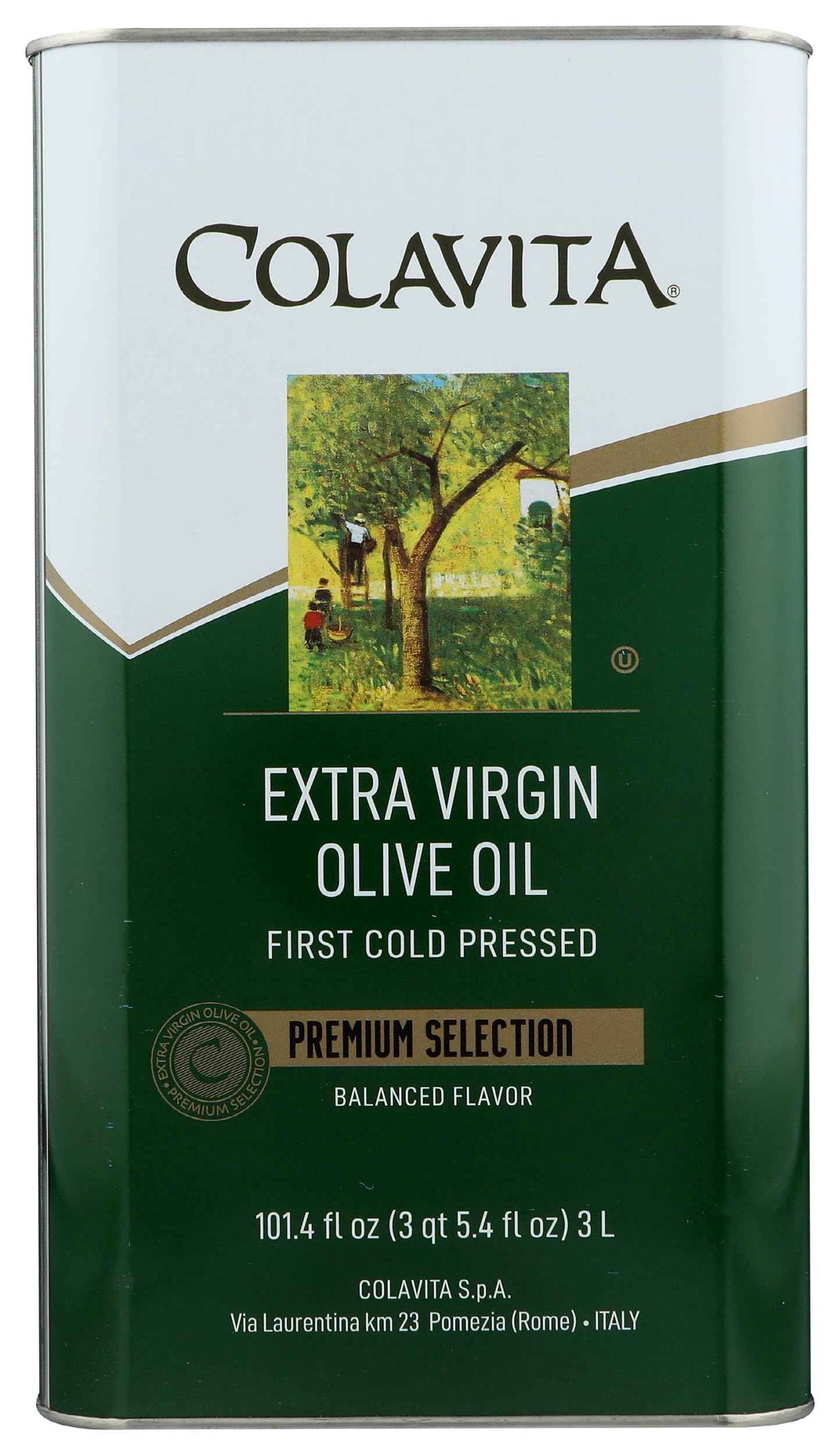 Colavita Premium Selection Extra Virgin Olive Oil, Tin, 3 Litres 🍁 All In One Marketplace Canada