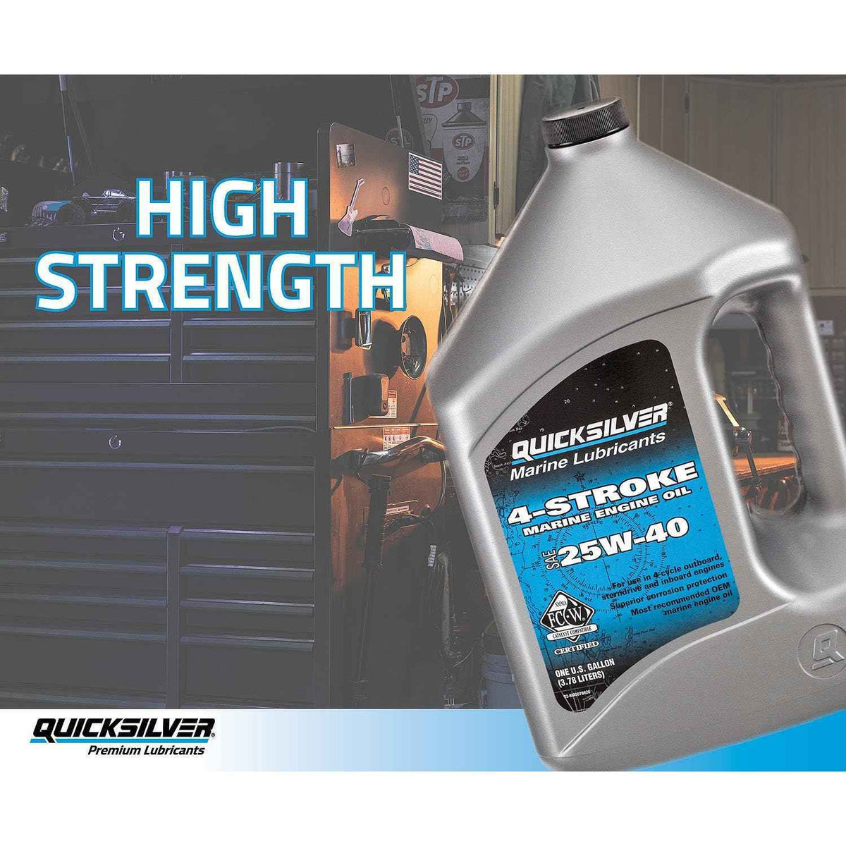 Quicksilver 25W-40 Marine Engine Oil, 1 Gallon 🍁 All In One Marketplace Canada