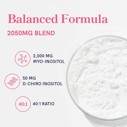 Inositol | Hormone Balance for Women | Myo-Inositol & D-Chiro | Ideal 40:1 Ratio | Myoinositol 2000mg, D Chiro 50mg | Regulate Menstrual Cycle & Support Ovarian Health | 120 Ct (1 Month Supply) 🍁 All In One Marketplace Canada