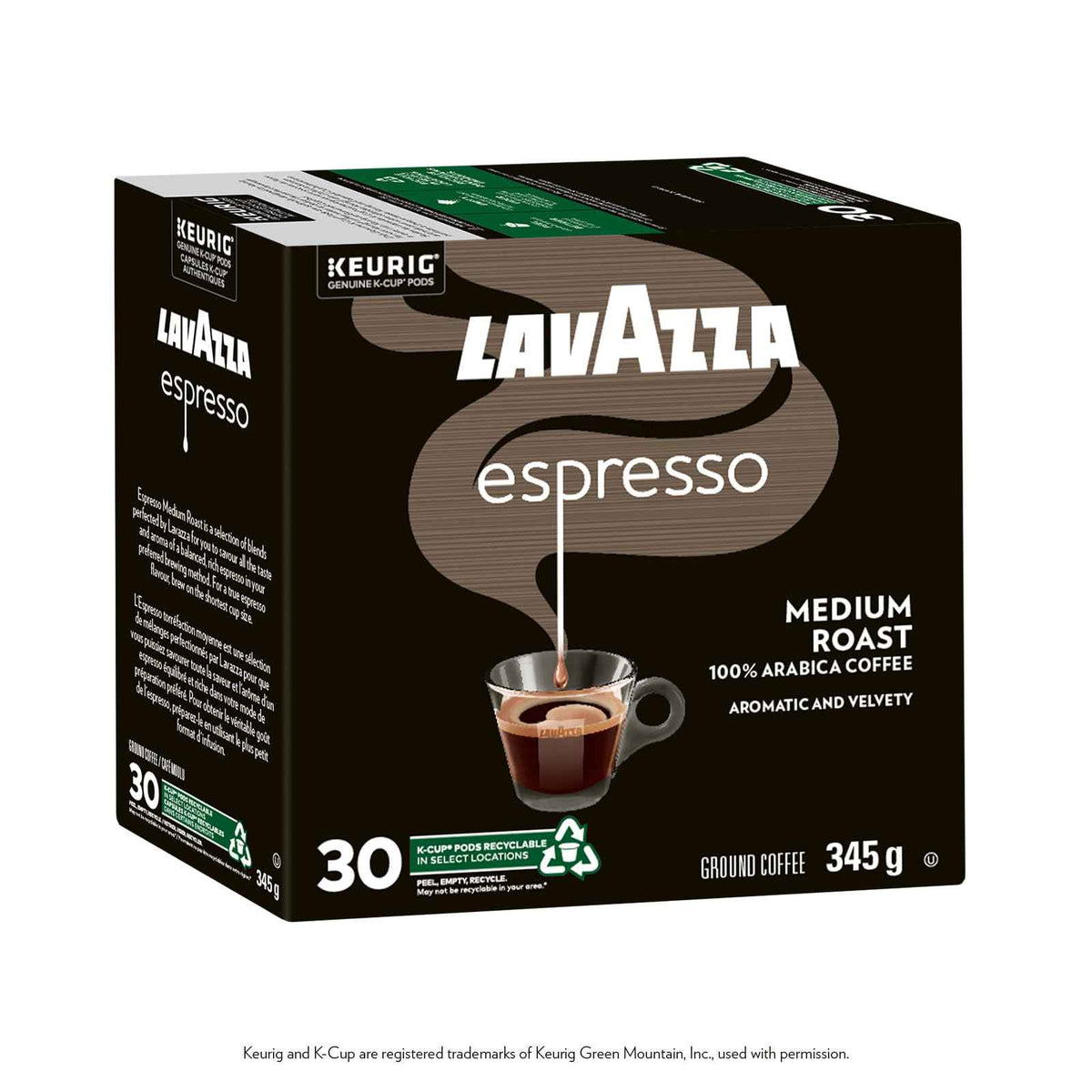 Lavazza Espresso Medium Roast K-Cup Coffee Pods, 30 Count For Keurig Coffee Makers 🍁 All In One Marketplace Canada