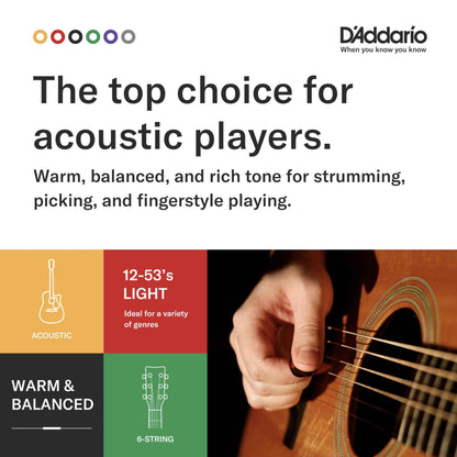 D'Addario EJ17 Phosphor Bronze Acoustic Guitars Strings 3 Pack - Medium 13-56 🍁 All In One Marketplace Canada