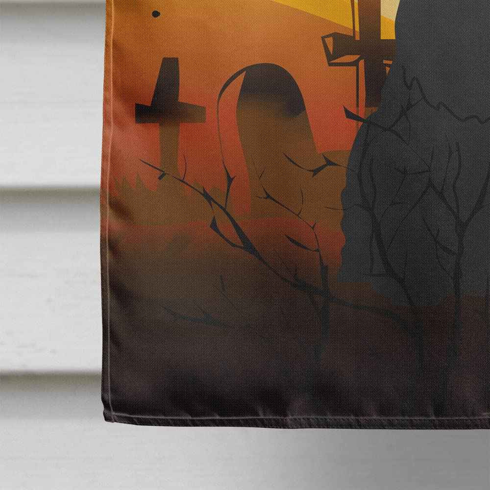Caroline's Treasures BB4332CHF Halloween Giant Schnauzer Flag Canvas House Size, Large, Multicolor