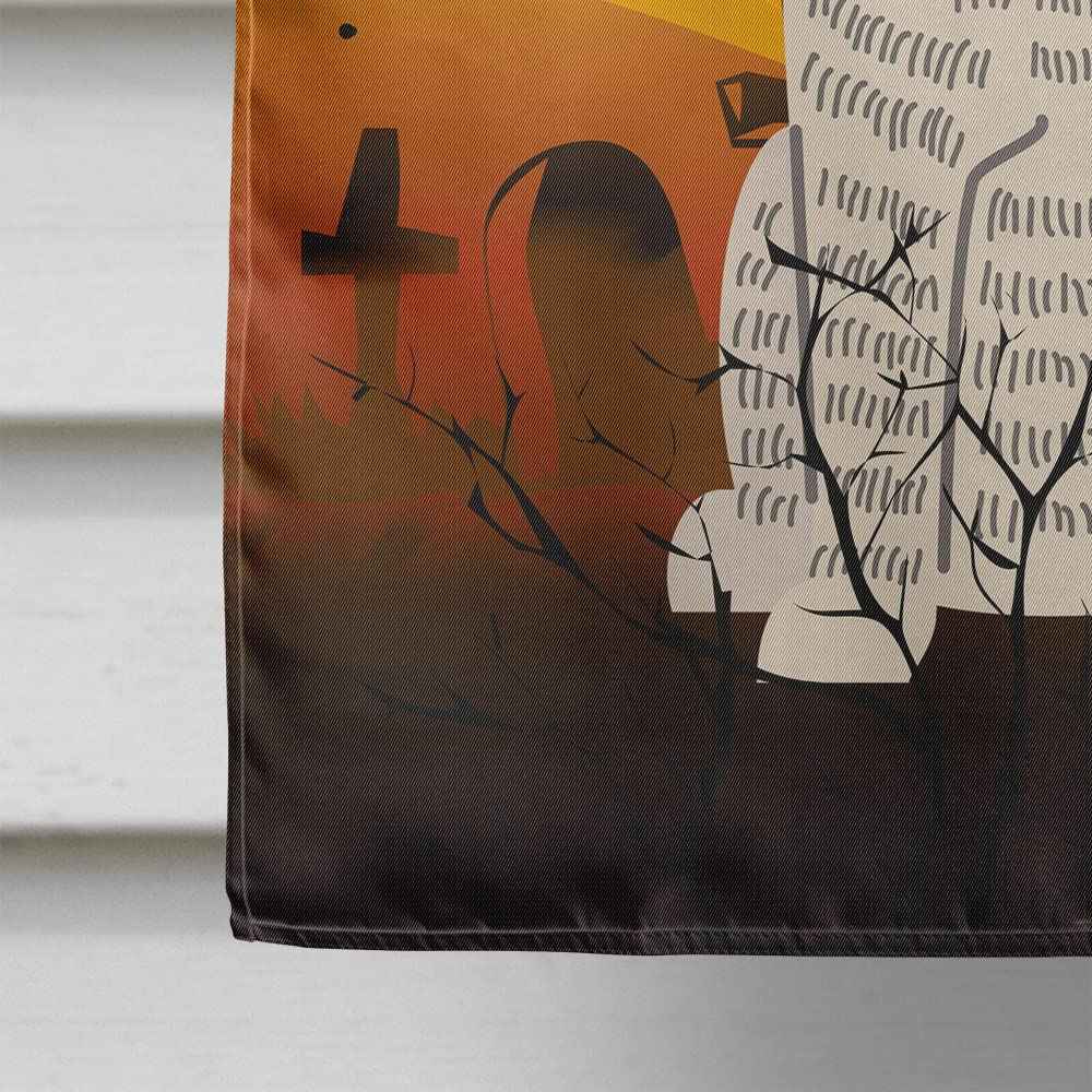 Caroline's Treasures BB4282CHF Halloween Mastiff Brindle White Canvas House Size Flag, Large, Multicolor