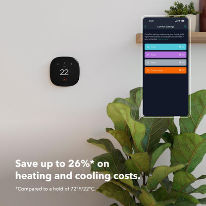 ecobee New Smart Thermostat Enhanced - Programmable Wifi Thermostat - Works with Siri, Alexa, Google Assistant - Energy Star Certified - Smart Home 🍁 All In One Marketplace Canada