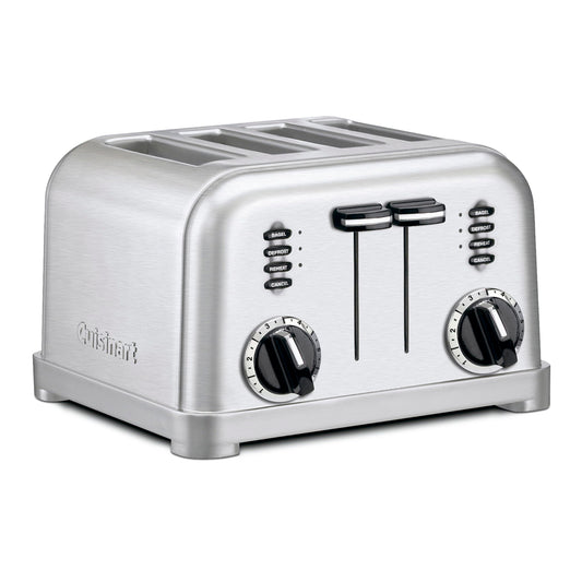 Cuisinart 4-Slice Toaster, 6-browning Levels, Brushed Silver (CPT-180C) 🍁 All In One Marketplace Canada