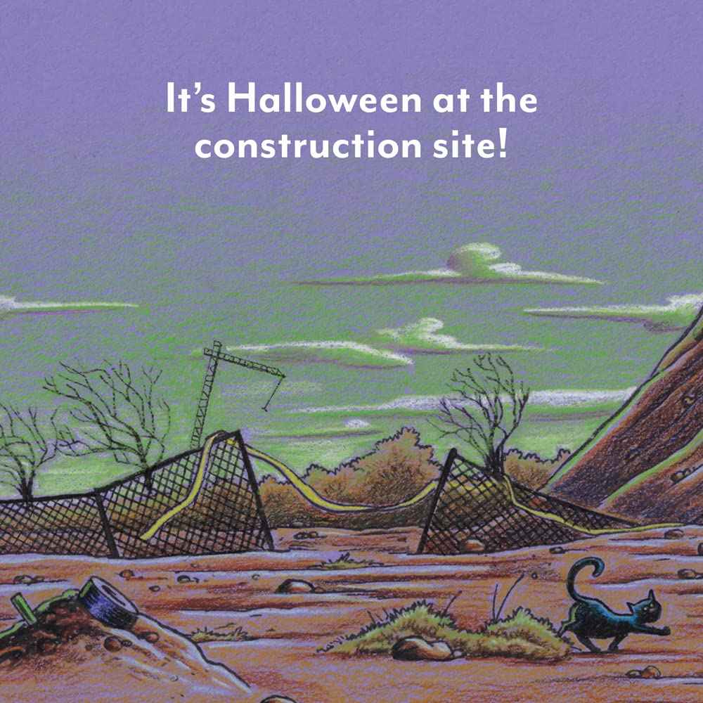 Construction Site Gets a Fright!: A Halloween Lift-the-Flap Book