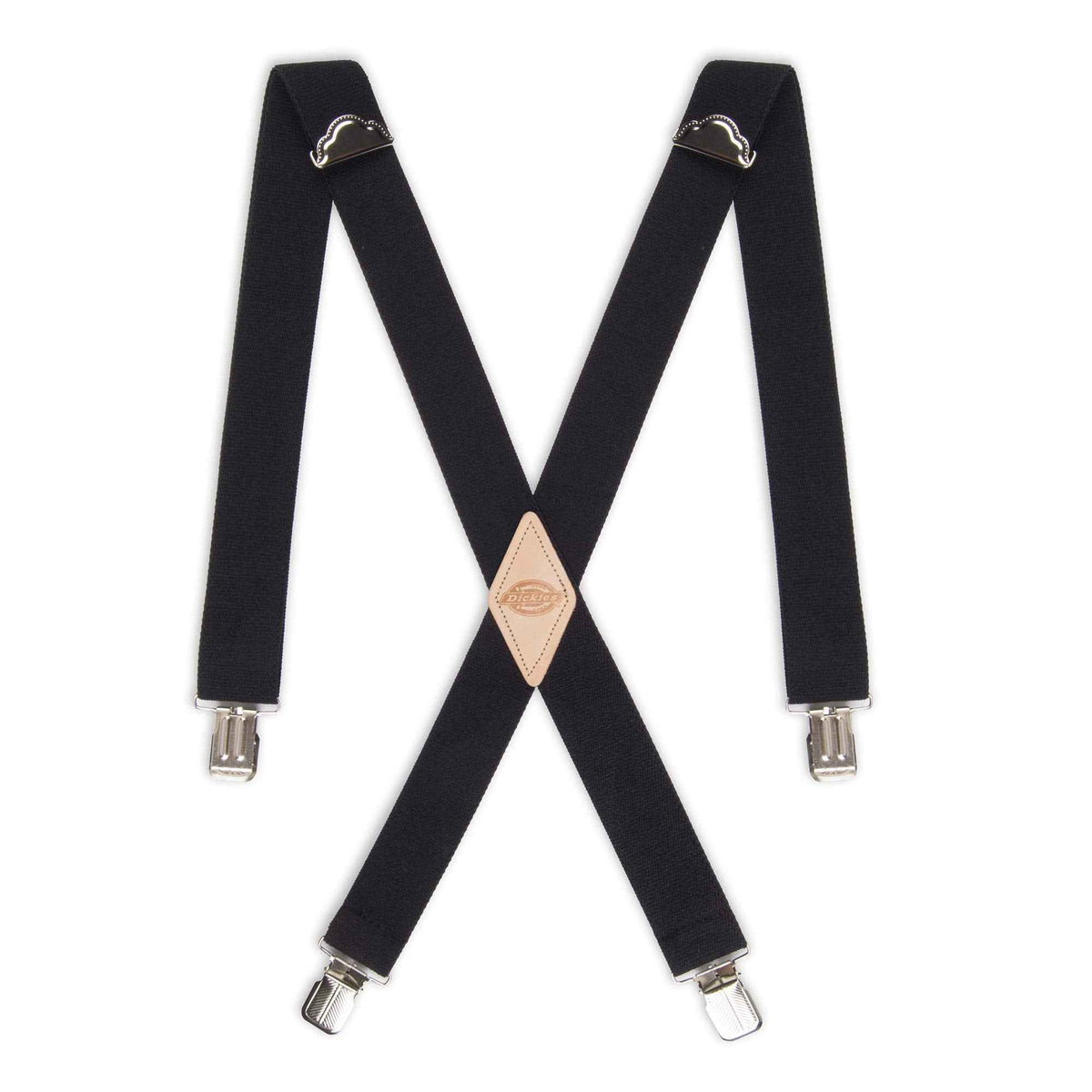 Dickies Men's 1-1/2 Solid Straight Clip Suspender, Black, One Size 🍁 All In One Marketplace Canada