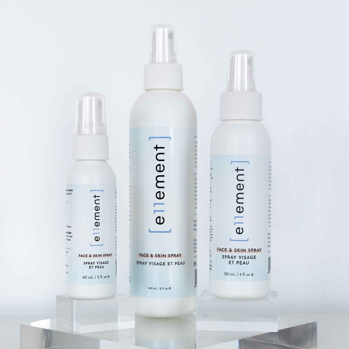 e11ement - Hypochlorous Acid All Natural Face and Skin Spray - Safe for All Skin Types - Acne Prone Skin - Dry Face, Skin, Scalp - Piercings & Tattoos Aftercare - Natural Saline Toner - Eye Lash Cleanser - Facial Cleanser - Soothes and Repairs Skin (Featu