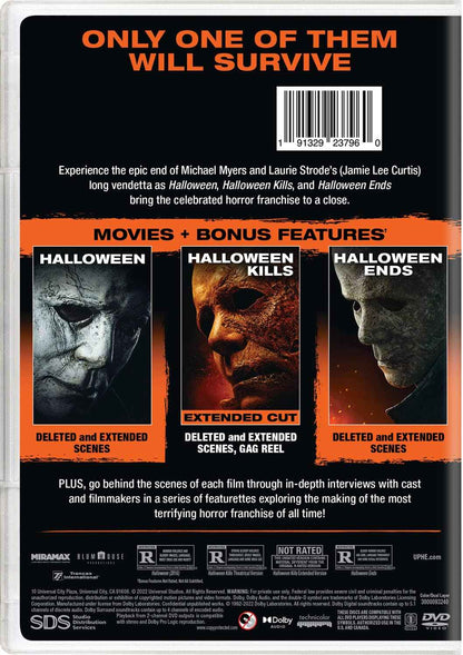 Halloween Trilogy (Halloween / Halloween Kills / Halloween Ends) [DVD]