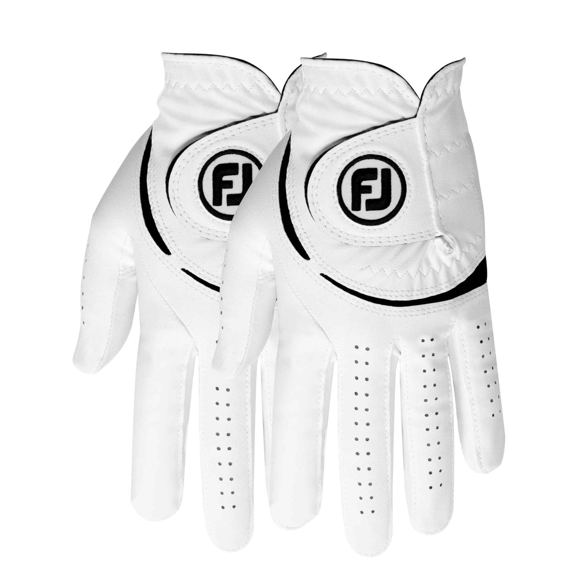 FootJoy Men's WeatherSof 2-Pack Golf Glove, White, Medium, Worn on Left Hand 🍁 All In One Marketplace Canada