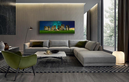 Canvas Skyline-Mystical Stonehenge- Printed Artwork