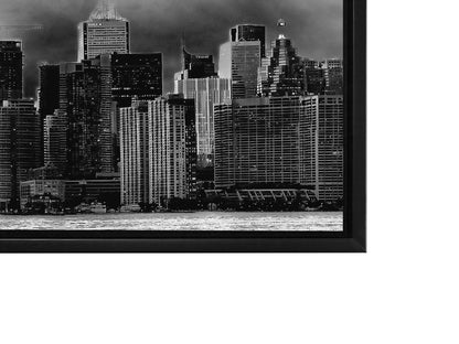 Toronto Ominous Clouds Skyline - Canvas Wall Decor