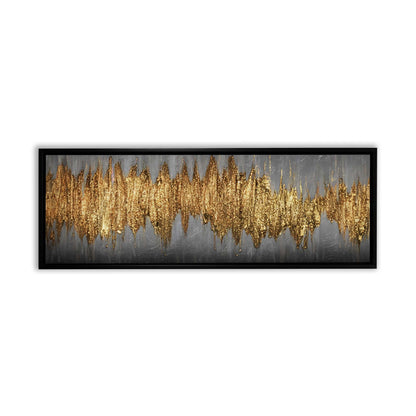 Large Gold Abstract Artwork-Canvas Wall art- Fine Art