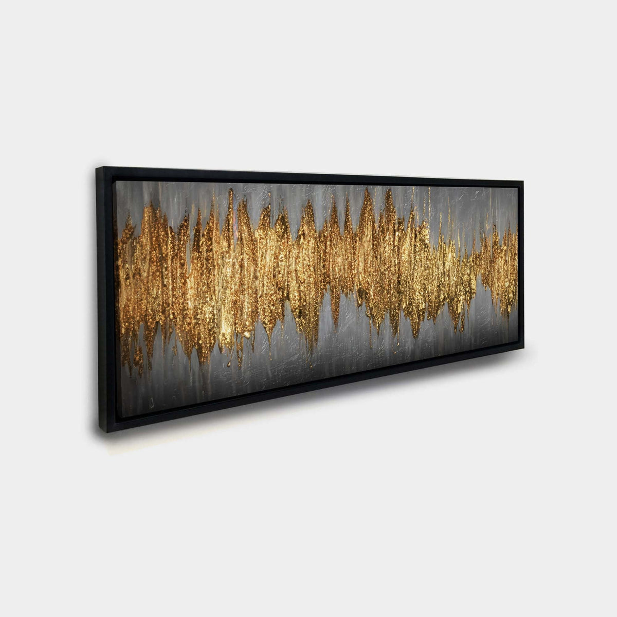 Large Gold Abstract Artwork-Canvas Wall art- Fine Art