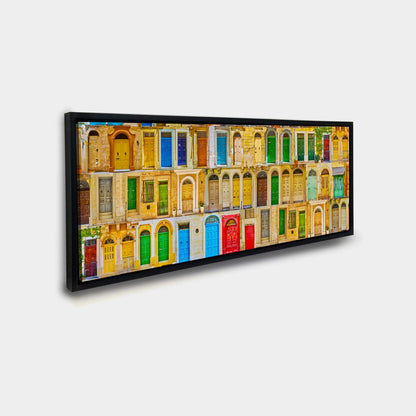 Maltese Doors Canvas - Abstract minimalism art- Large Wall Decor