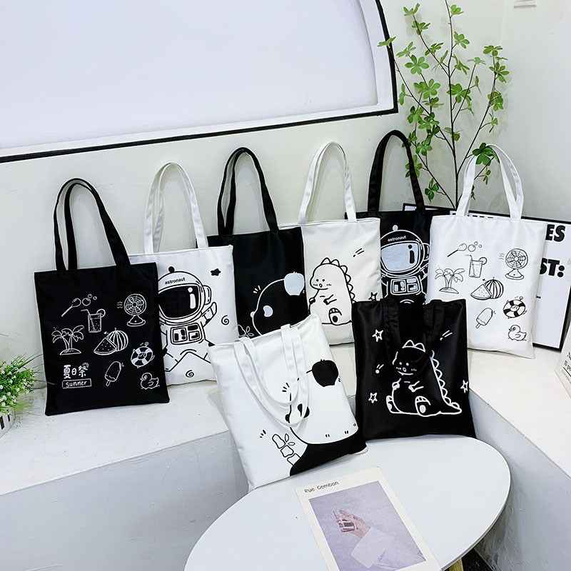 Student Commuter Shoulder Casual Tote Bag For Class