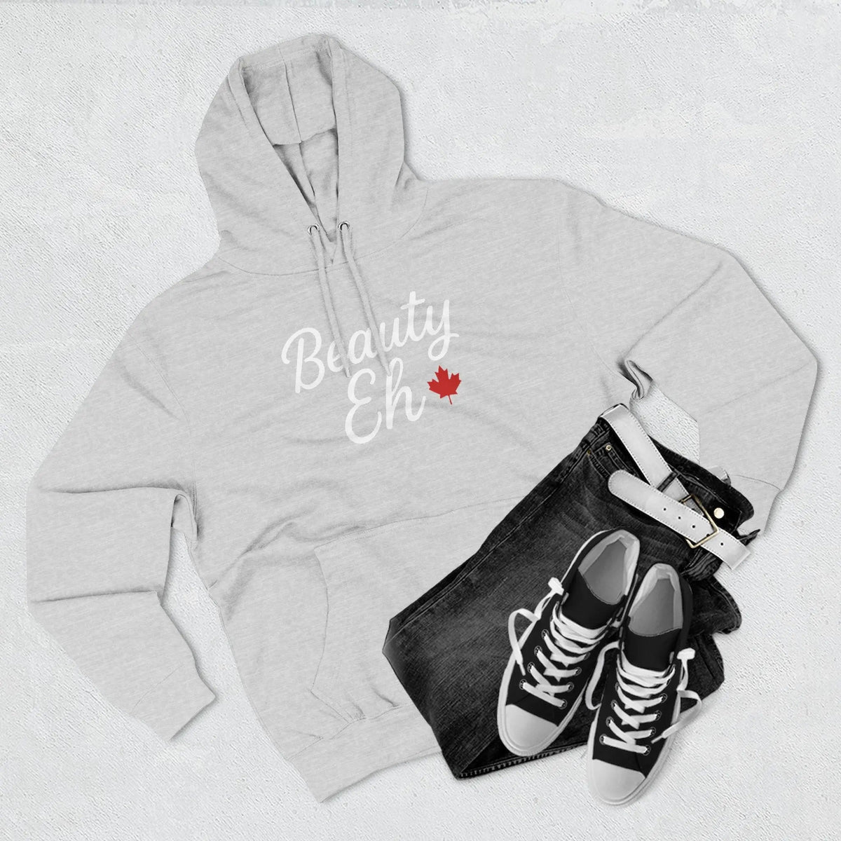 Maple Stick Fleece Hoodie – Canadian Beauty Eh Pullover