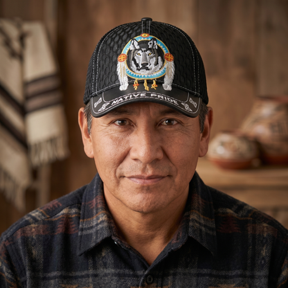 Lonely Wolf  Native Cap
