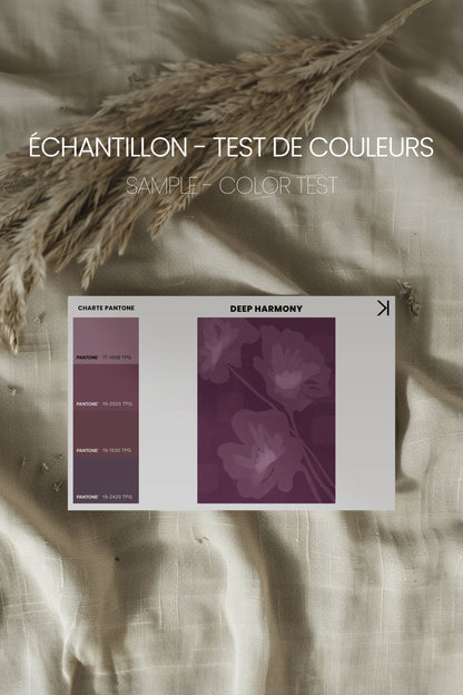 DEEP HARMONY, Oeuvre sur toile étirée