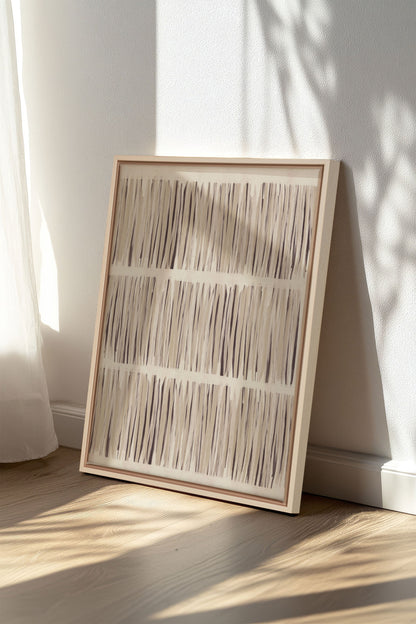 PARFUM DE PRAIRIE, Oeuvre sur toile étirée