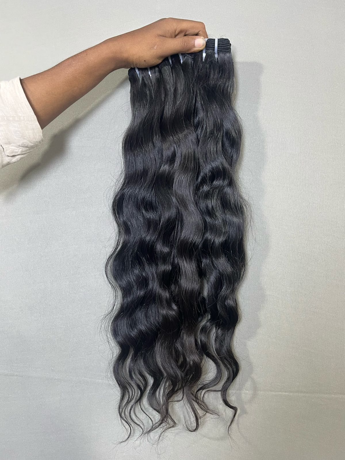 3 Bundle Deal - Indian Raw Wavy Hair Bundles-Save 10%