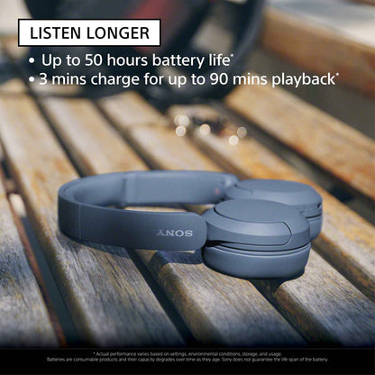 Sony WH-CH520 Wireless Headphones Bluetooth On-Ear Headset with Microphones, Blue 🍁 All In One Marketplace Canada