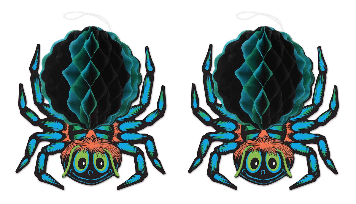 Vintage Halloween Tissue Spider - Pack of 2