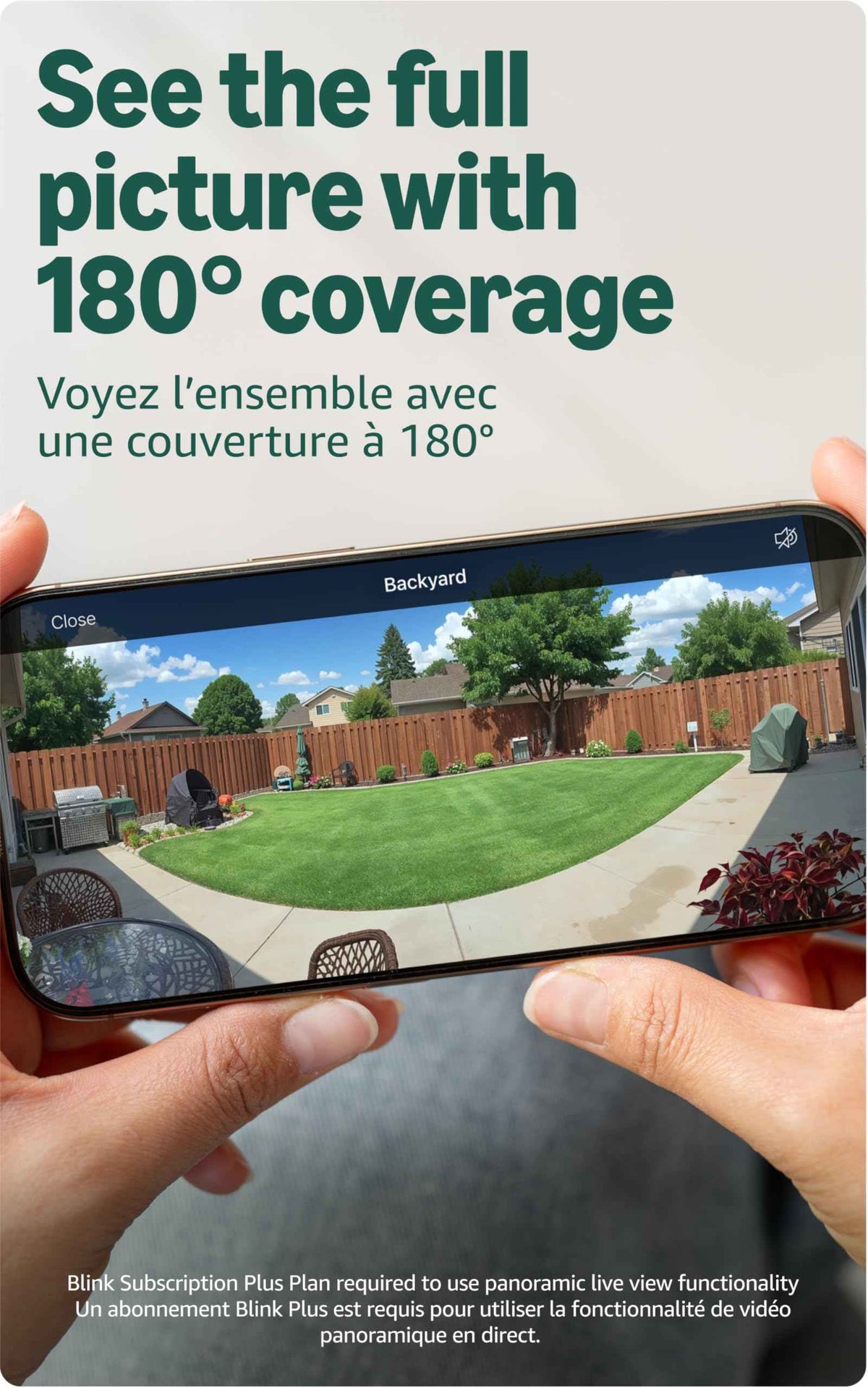 Blink Arc – Plug-in Panoramic Vision [Plus Subscription required], 180° coverage, dual-camera mount for Mini 2K+ and Mini 2 (cameras sold separately) – Mount Accessory only (Black) 🍁 All In One Marketplace Canada