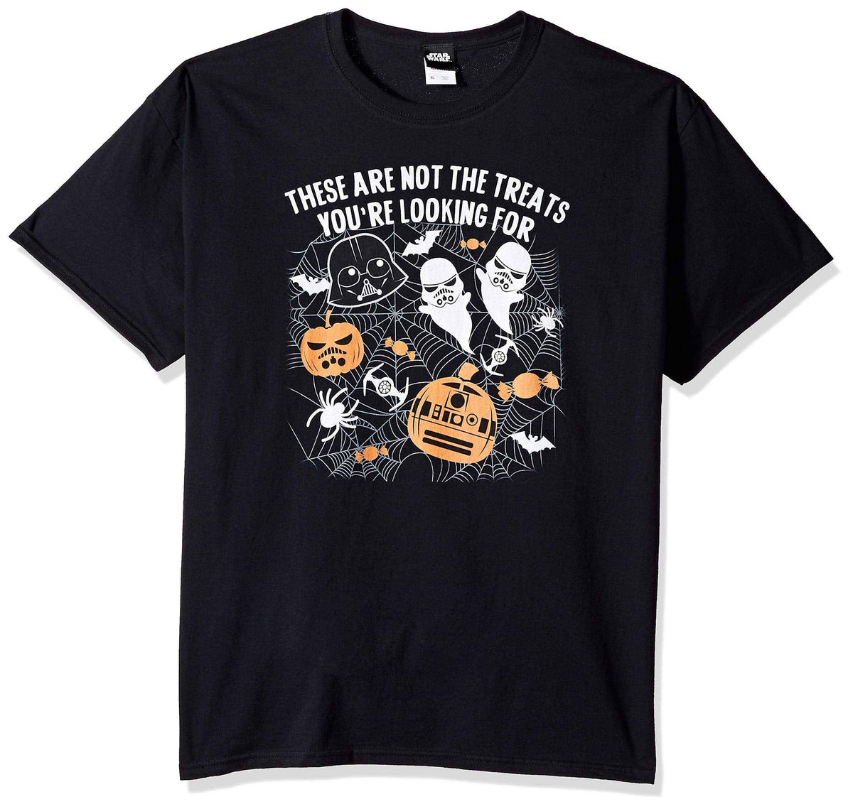 STAR WARS Licensed Halloween Not The Treats Men's Tee, Black, 5X-Large
