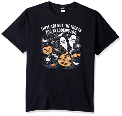 STAR WARS Licensed Halloween Not The Treats Men's Tee, Black, 5X-Large