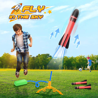Toys for Boys Age 3-12, Notique Rocket Toy for 3-9 Year Old Boys Rocket Set Kids Toys for 3 4 5 6 7 8 9 Year Old Girls Toddler Outdoor Toy for 3-5 6-8 Christmas Birthday Gifts for Boy Girl 🍁 All In One Marketplace Canada