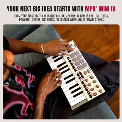 Akai Professional MPK Mini IV 25-Key USB-C MIDI Keyboard Controller, Grey 🍁 All In One Marketplace Canada