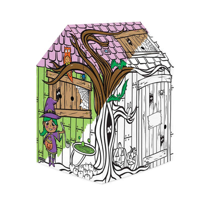 Bankers Box at Play Halloween Playhouse, Cardboard Playhouse and Craft Activity for Kids