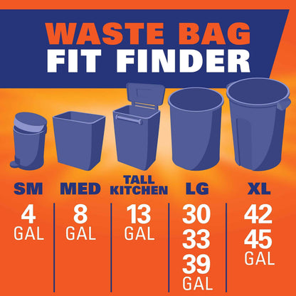 Hefty Recycling Trash/Garbage Bags (Blue, Kitchen Drawstring, 13 Gallon, 60 Count) 🍁 All In One Marketplace Canada