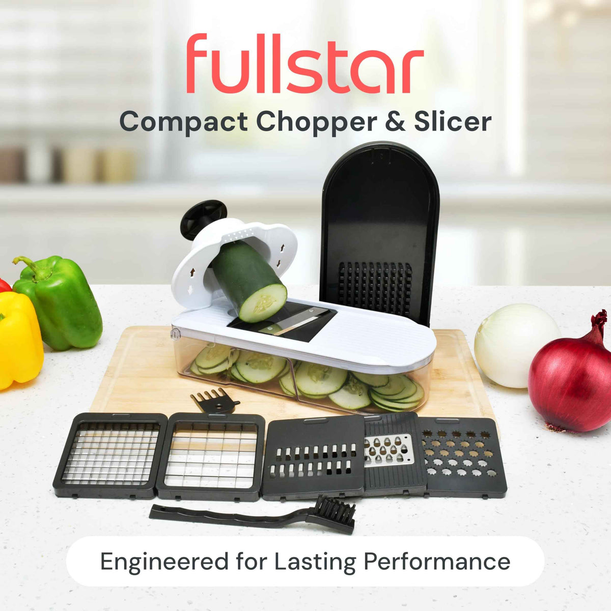 Fullstar Pro Core - Vegetable Chopper & Mandoline Slicer - 6 Blades 🍁 All In One Marketplace Canada