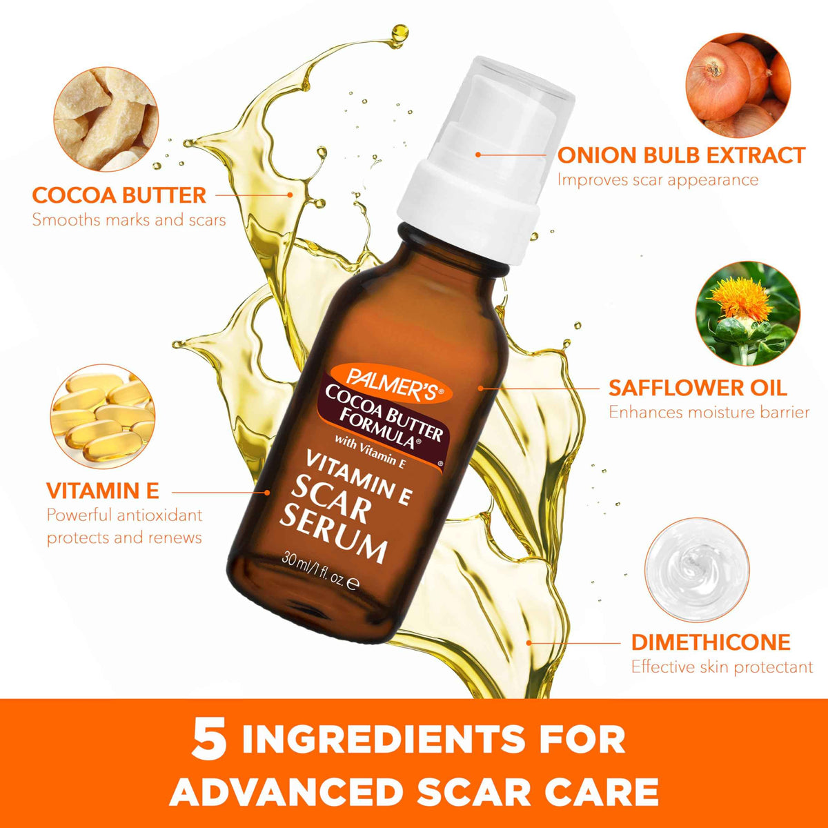 Palmer's Cocoa Butter Formula Vitamin E Scar Serum, 30ml 🍁 All In One Marketplace Canada