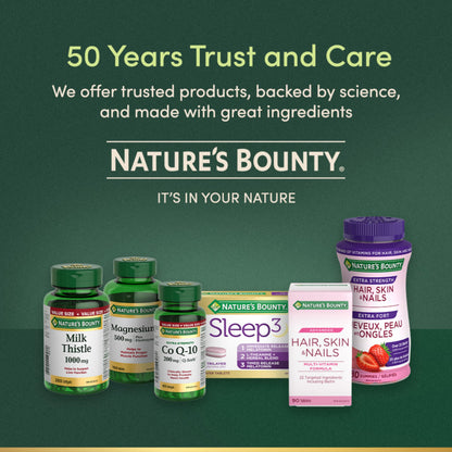 NATURE'S BOUNTY Hair, Skin & Nails Plus Collagen, Maintains Health Of Hair, Skin & Nails, 412.5 g 🍁 All In One Marketplace Canada