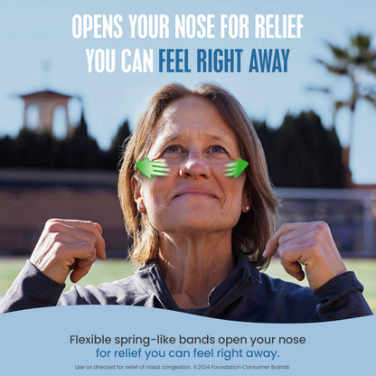 Breathe Right Nasal Strips, Original Large, Clear, Sensitive Skin, Drug-Free Snoring Solution & Nasal Congestion Relief Caused by Colds & Allergies, Nightly Sleep, 30 Count 🍁 All In One Marketplace Canada