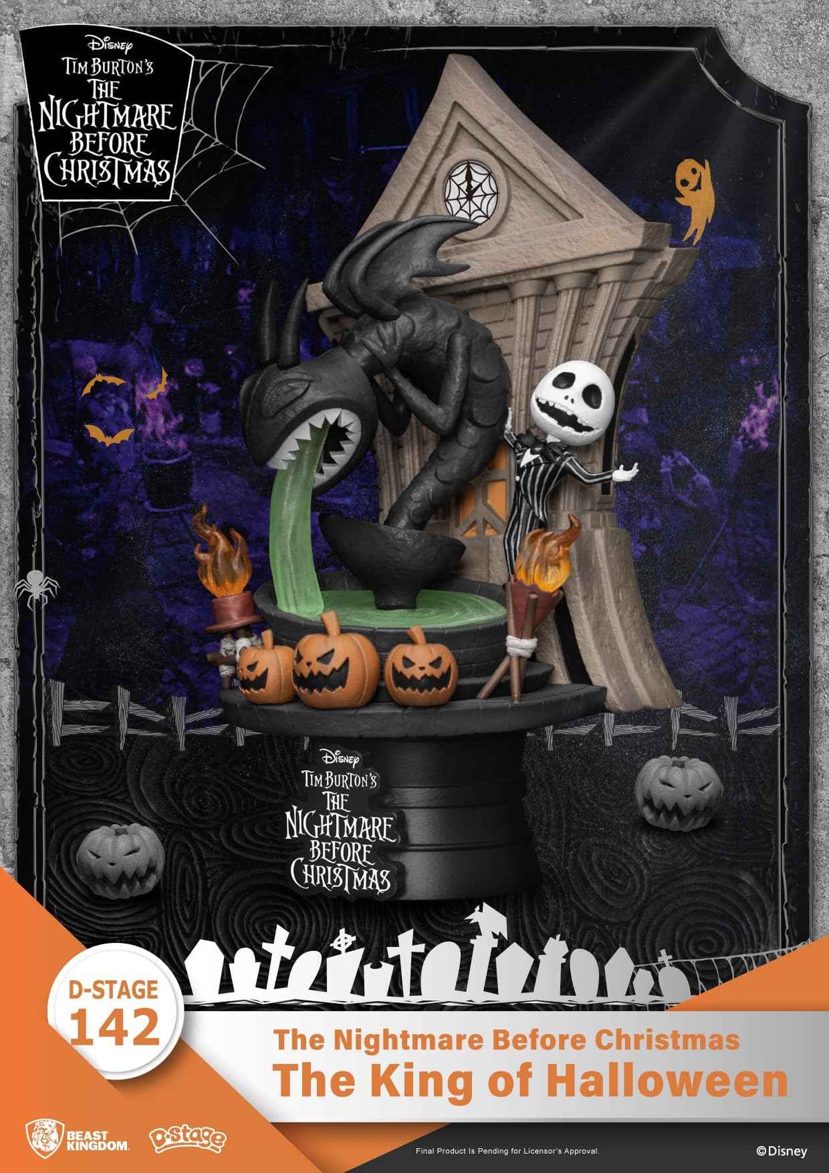 The Nightmare Before Christmas: Halloween King Jack DS-142 D-Stage Statue
