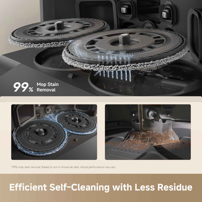 DREAME L40 Ultra Gen 2 Robot Vacuum and Mop with 25,000Pa Suction, Extendable Side Brush and Mop, All-in-One Self-Emptying & Cleaning Dock, Voice & App Control, Black 🍁 All In One Marketplace Canada