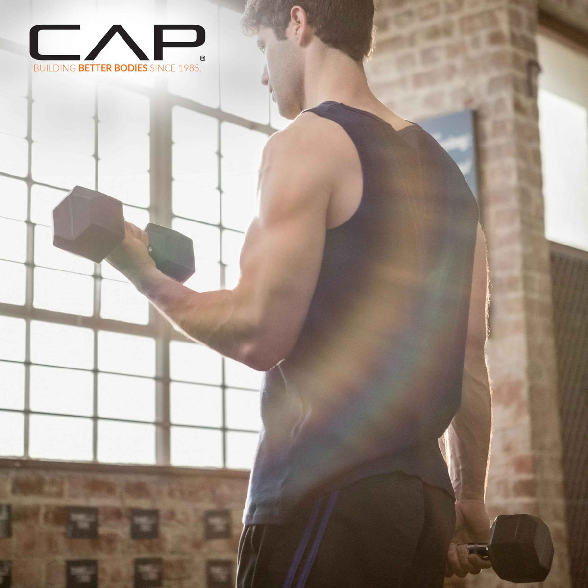 CAP Barbell 10 LB Coated Hex Dumbbell Weight Pair with Black Handle 🍁 All In One Marketplace Canada