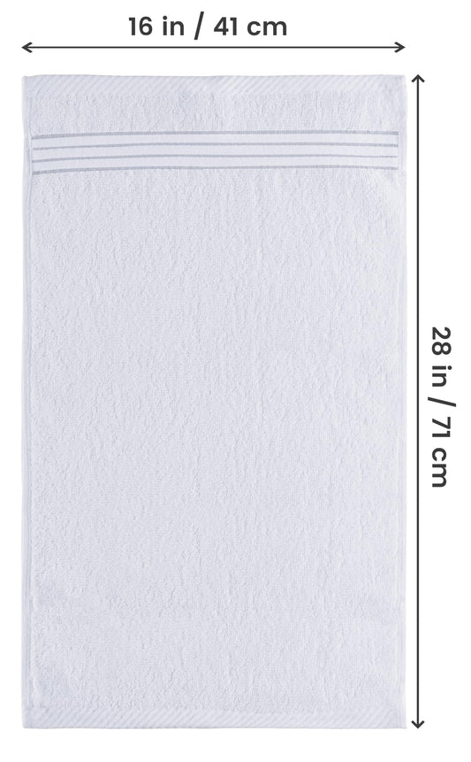 Utopia Towels 6 Piece Premium Hand Towels Set, 16 by 28 inches, 100% Ring Spun Cotton, Lightweight and Highly Absorbent Towels for Bathroom, Travel, Camp, Hotel, and Spa, White 🍁 All In One Marketplace Canada