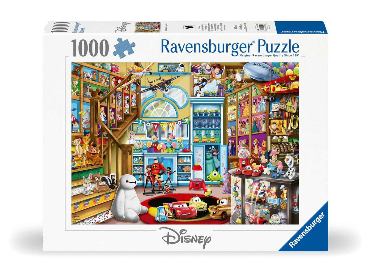 Ravensburger Disney- Pixar Toy Store 1000 Piece Jigsaw Puzzle for Adults - 12000527 - Handcrafted Tooling, Made in Germany, Every Piece Fits Together Perfectly 🍁 All In One Marketplace Canada