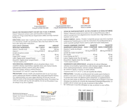 Vitalux Advanced Ocular Multi-Vitamin, 180 +20 caplets 🍁 All In One Marketplace Canada