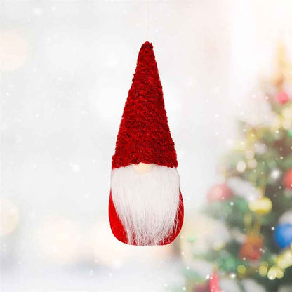 Knitted Christmas Tree Pendant Ornaments – Small Hanging Decor, 3 Styles