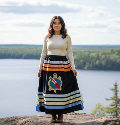 OLDTRIBES™ Turtle's Honor Ribbon Skirt