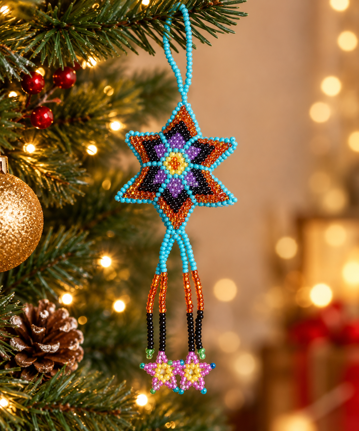 Turquoise Midnight Gold Star